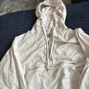 Thread & Supply Pink Ski Jacket with Hood and Half-Zip